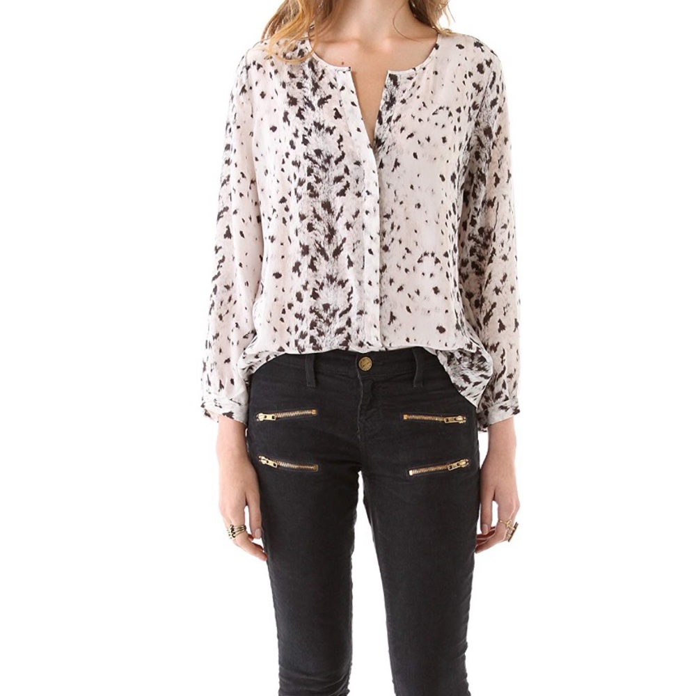 Joie - Purine Snow Leopard Top